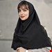  مقنعه کرپ خاویاری قد 90