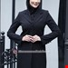مانتو شلوار اداری بزیاغ مدل لاله رنگ مشکی